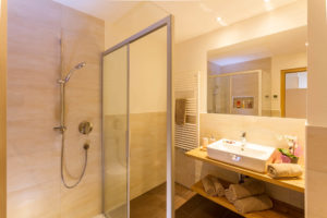 Bath room in the holiday apartment Edelweiß in Siusi allo Sciliar